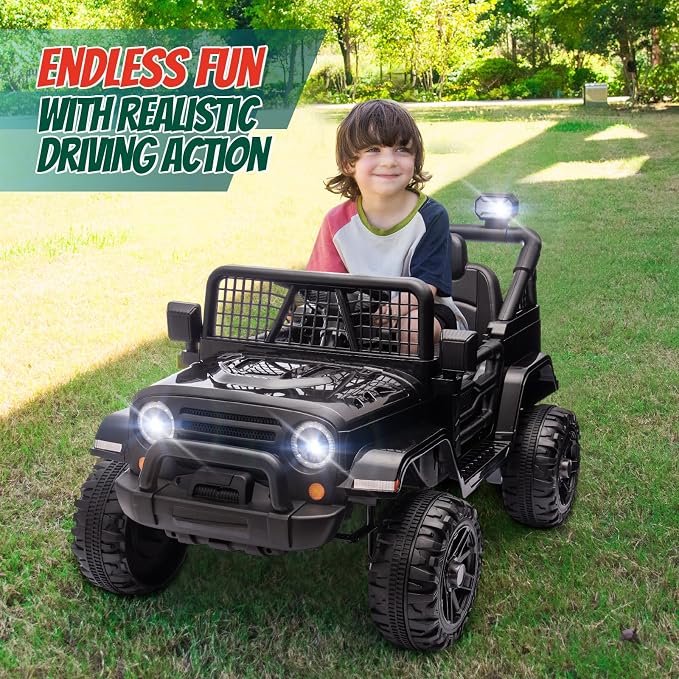 JOYMOR 12V Kids Ride on Truck - Image 7