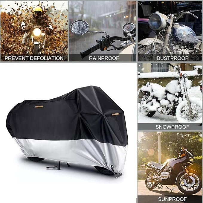 Motorcycle Cover, 210D Oxford Cloth, - Image 6