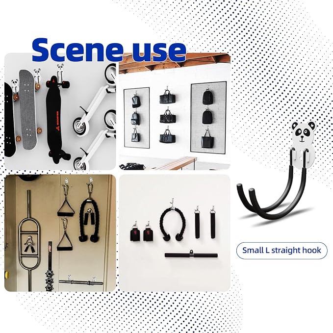GPANDAG Garage Hooks Heavy Duty, Large Wall Mount Hanger Rack Garage Storage - Image 3