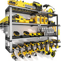 YYR Large Power Tool Organizer Wall Mount, Heavy Duty Metal Cordless Drill by YYR