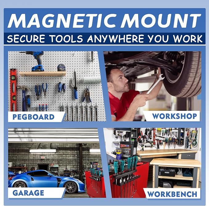 ULIBERMAGNET Magnetic Wrench Holder, Heavy Duty Magnetic Tool Holder, Wrench - Image 4