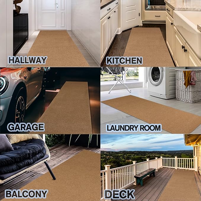 Custom Size Backed Non-Slip Area Rugs Runner, Easy Clean, Waterproof Runner Rugs - Image 6