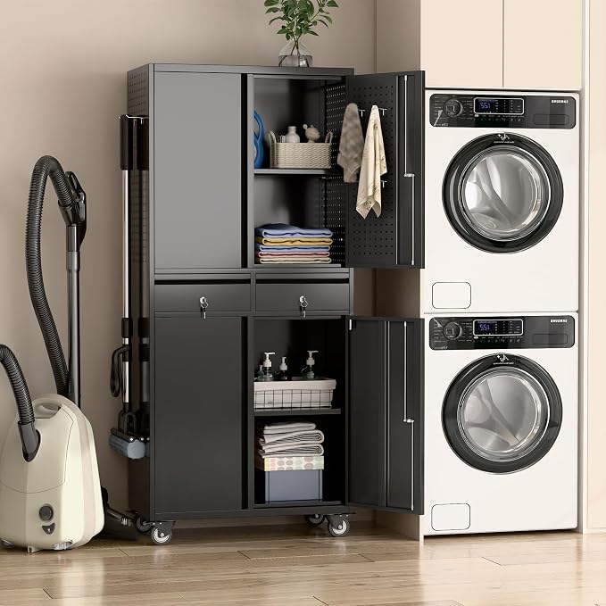 71" Metal Garage Storage Cabinet - Image 8