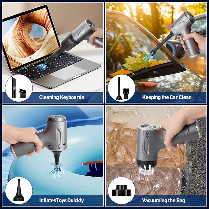Handheld Car Vacuum Cleaner Cordless, High-Power Brushless 20000PA Mini Hand - Image 7
