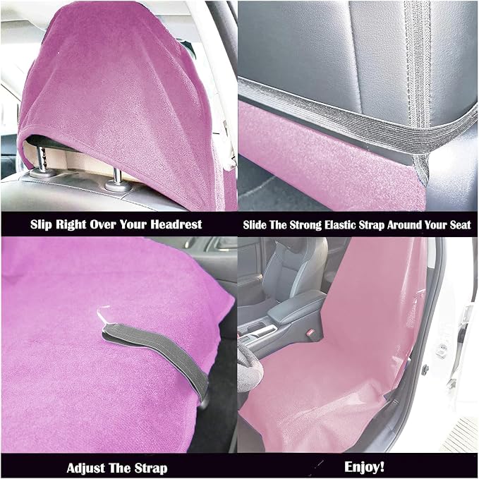 Car Seat Cover Protector Front Seats, - Image 4