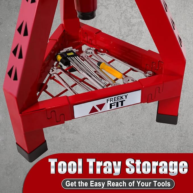 Adjustable Shop Stool, Garage Mechanic Stool Chair, Work Seat - Image 5