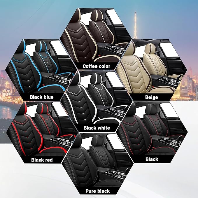Car Seat Covers for Chrysler Pacifica 2004-2025, Stylish Sport Seat Cover - Image 7