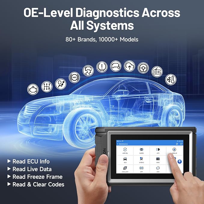TOPDON Scanner AD800BT V2.0, Bidirectional Scan Tool, Full Systems Diagnostic - Image 4