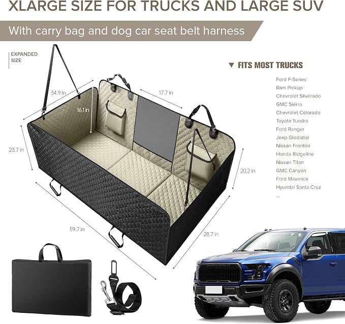 SHARLOVY XL Truck Back Seat Extender - Image 6