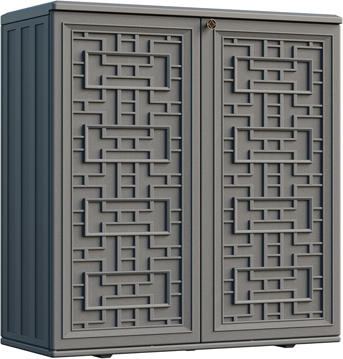 Indoor Outdoor Storage Cabinet Waterproof by Mrosaa