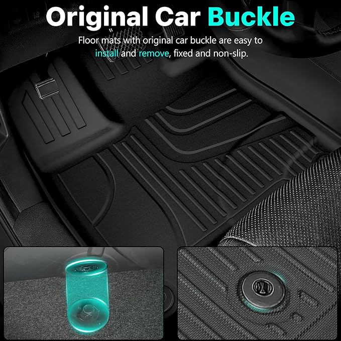 Floor Mats Compatible with Honda Pilot 8 Seats 2016-2022 - Image 4