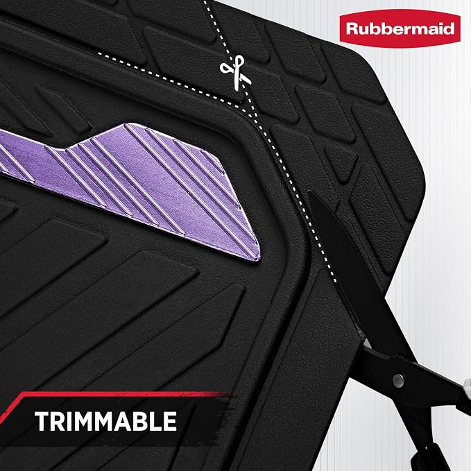 Rubbermaid Car Floor Mat, Heavy Duty All-Weather Car Mats Full Set - Image 7