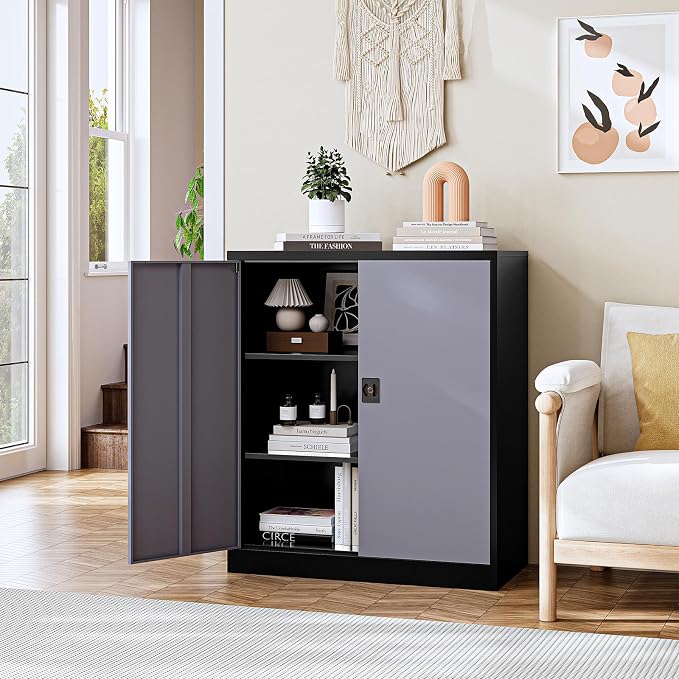 Metal Storage Cabinet, Lockable Storage Cabinet - Image 7