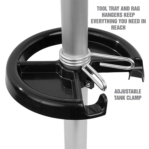 OEMTOOLS 87031 18 Gallon Oil Drain Container, Upright Adjustable Oil Drain Tank - Image 4