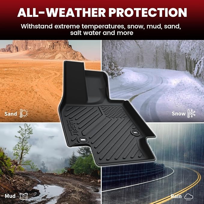 LASFIT Floor Mats&Trunk Mat for Toyota Crown 2023-2026 All Weather TPE Mats - Image 7
