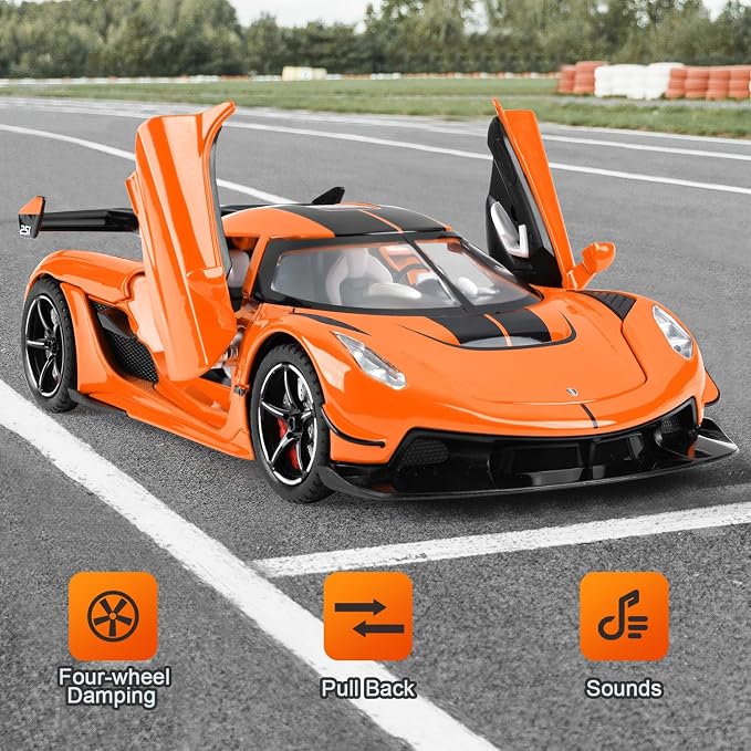 Toy Cars Model Jesko 1/22 Diecast Metal Sports Toy Cars - Image 5