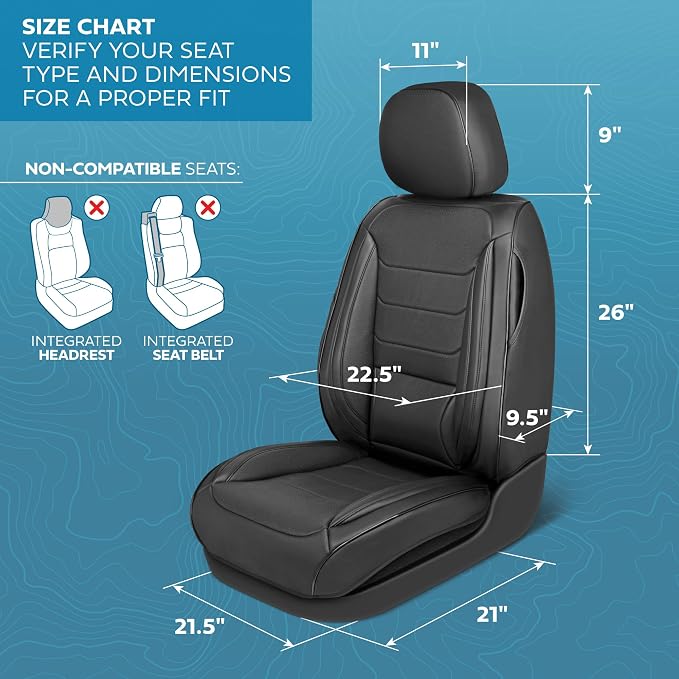 Elite Edition Faux Leather Seat Covers - Image 2