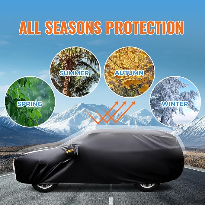 Chevrolet Equinox Car Cover 100% Waterproof All Weather, Gift - Image 5