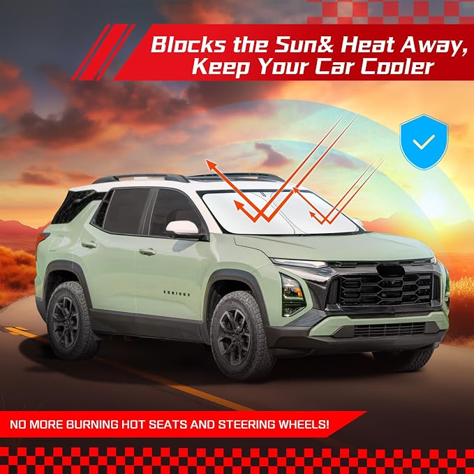 ARISMOTOR Windshield Sun Shade for Che-vrolet Chevy Equinox 2025-2026, Custom - Image 7