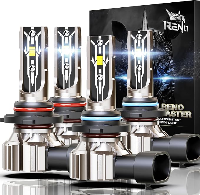 RENO 9005 9006 Bulb Combo, 9005 9006 Fog Lights Bulb, 9006 9005 Light Bulbs by RENO