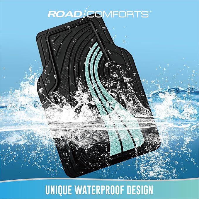 Road Comforts Car Floor Mats Full Set – Front & Rear Car Floor Mats - Image 6