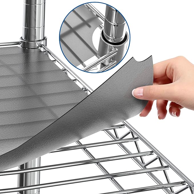 Sterling Shelf Liners Wire Rack Covers: Plastic Shelf Liner Cover by Sterling+Shelf+Liners