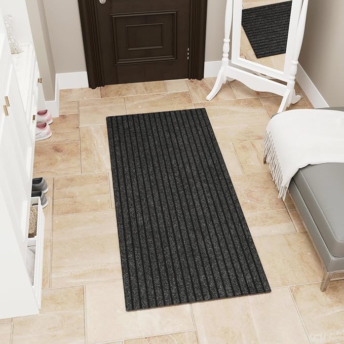 Ottomanson Mud Mat 2'7" x 4' Entryway Rug by Ottomanson