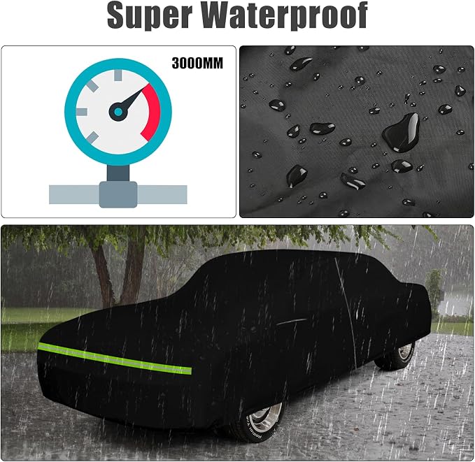 Waterproof Car Cover Compatible - Image 3