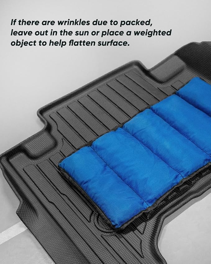 Car Floor Mats for Nissan Frontier 2008-2021 Crew Cab Full Set, All Weather - Image 9