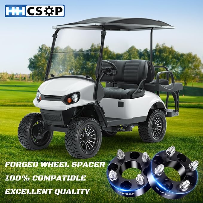 HHCSOP 4x4 Golf Cart Wheel Spacers, 1.5 inch ATV Wheel Adapters - Image 7