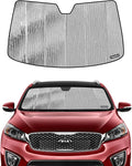 Windshield Sun Shade for Kia Sorento 2016-2020, Front Window Sunshade Shield by Pigenius