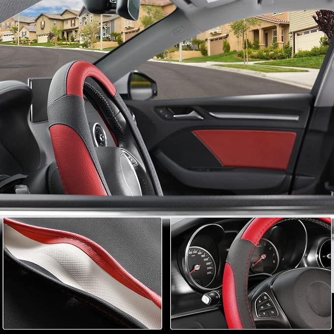 SEG Direct Car Steering Wheel Cover - Image 3