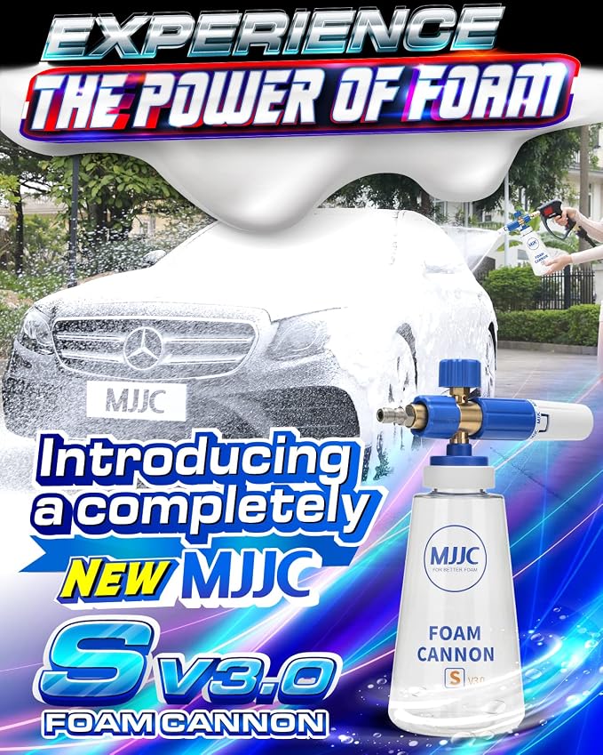 MJJC Foam Cannon S V3.0 with 1/4 Inch Quick Connector - Image 3