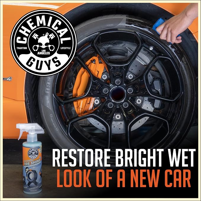 Chemical Guys Tire Kicker Sprayable Extra Glossy Tire Shine Safe - Image 5