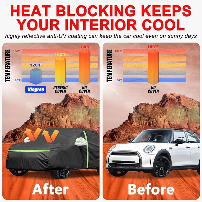 Car Cover for 2014-2025 Mini Cooper/Cooper S/Hardtop/Clubman/Countryman 4 Door - Image 9