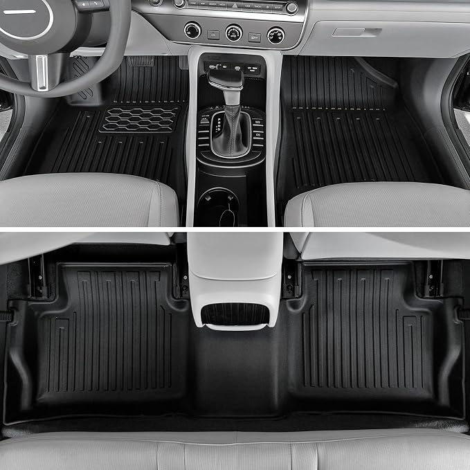 Floor Mats Set for 2024 2025 Hyundai Kona Gas, Full Coverage All Weather Floor - Image 3