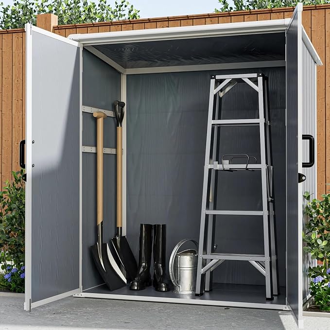 5x3 FT Resin Outdoor Storage Shed - Image 3