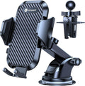 VICSEED Strong Suction Car Phone Holder 3-in-1 Dashboard Windshield Vent by VICSEED
