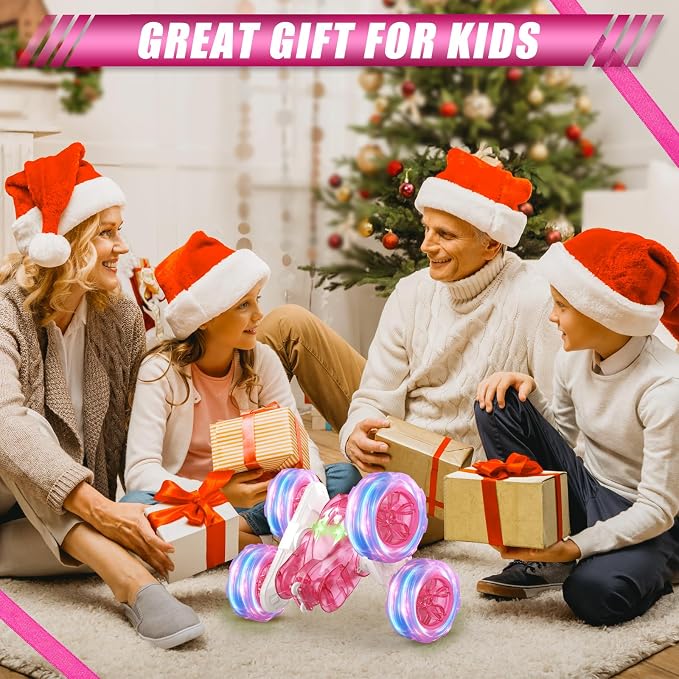 Pink Remote Control Car for Girls Rechargeable Fast Direct Charging RC Cars for - Image 5