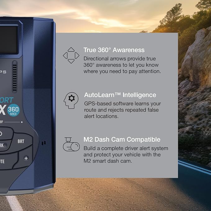 Escort MAX 360 MKII Radar Detector - Image 4