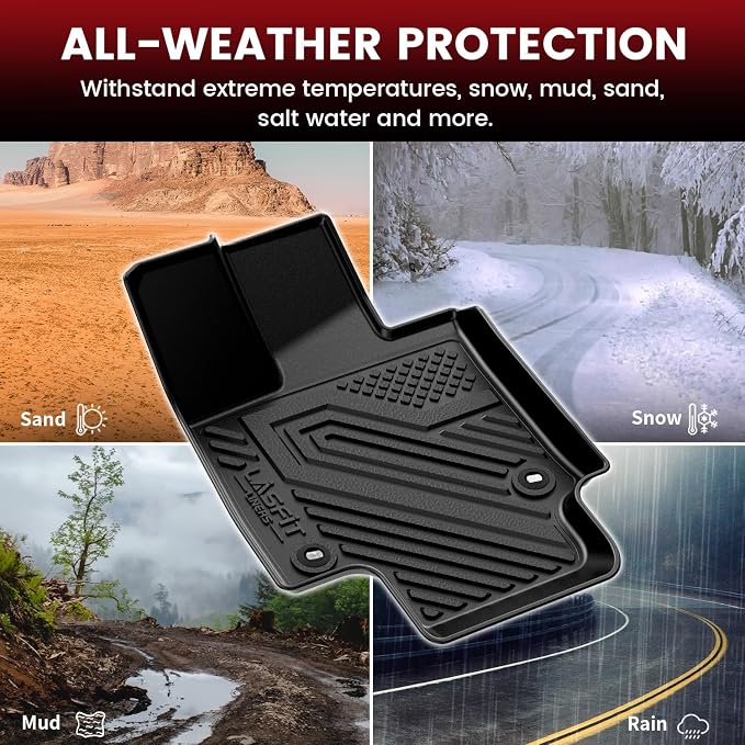 LASFIT Floor Mats for Toyota RAV4 2019-2025 | Hybrid LE/XLE/XSE/Limited & Prime - Image 7