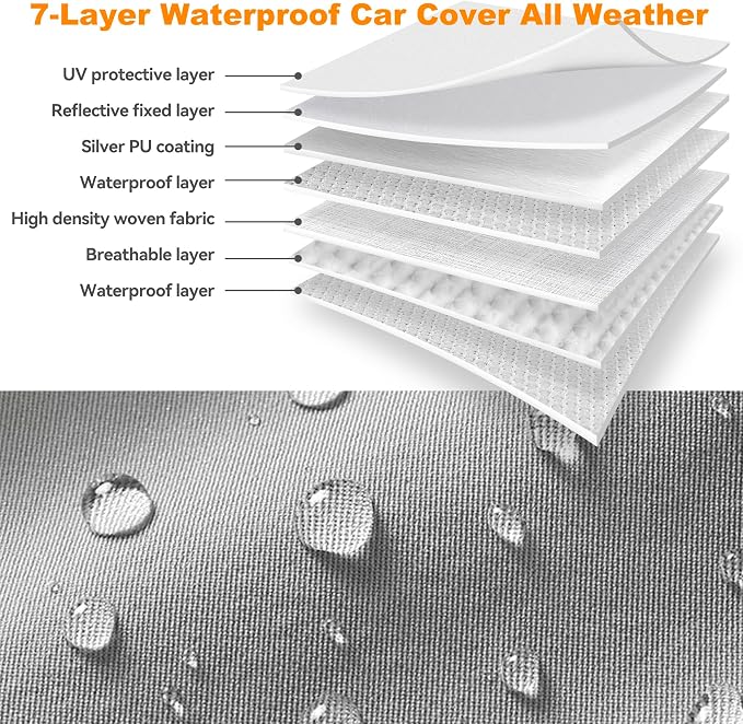 Waterproof SUV Car Cover Fit for Lexus RX350/350H/RX450H/RX500H/RX300/330 - Image 3