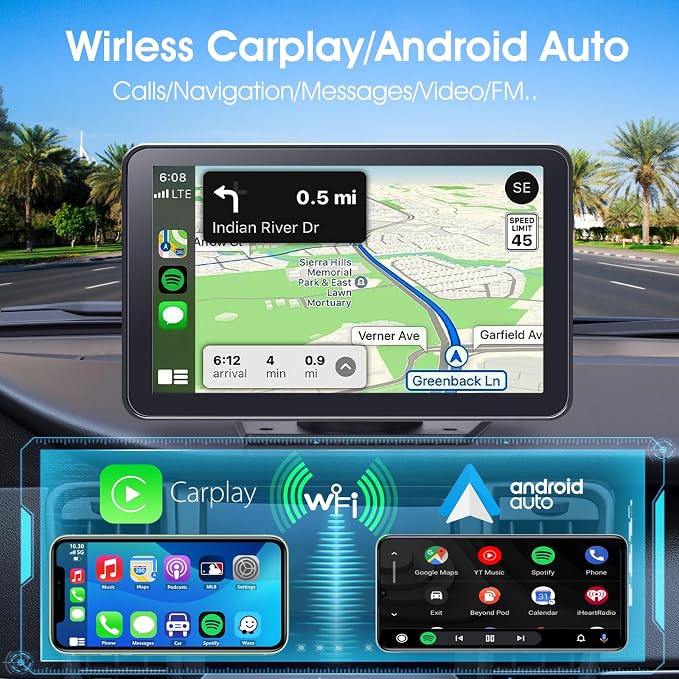 Portable Wireless Carplay Car Stereo - Image 2