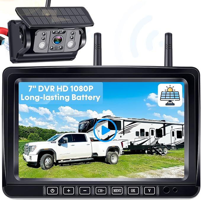 Wireless RV Backup Camera 7-inch by EnjoyNow