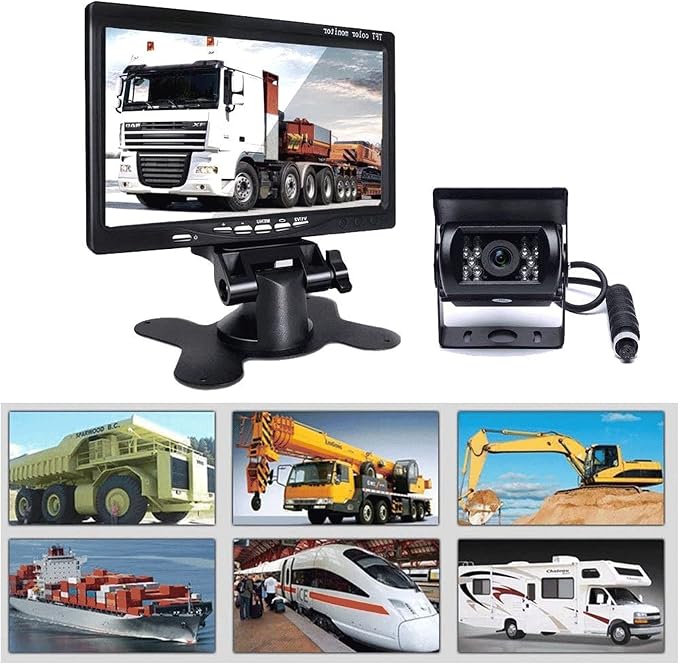 Hikity 7" Backup Camera with Monitor Kit, Waterproof 18 IR LED Night Vision - Image 6