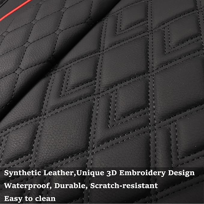 JOJOBAY Car Seat Covers for Dodge Ram 2 Pcs Front, Fit Ram 2009-2025 - Image 6