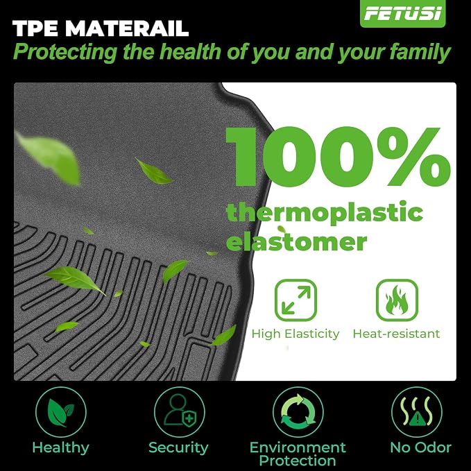 All Weather Floor Mats and Cargo Mat Set Fit - Image 3