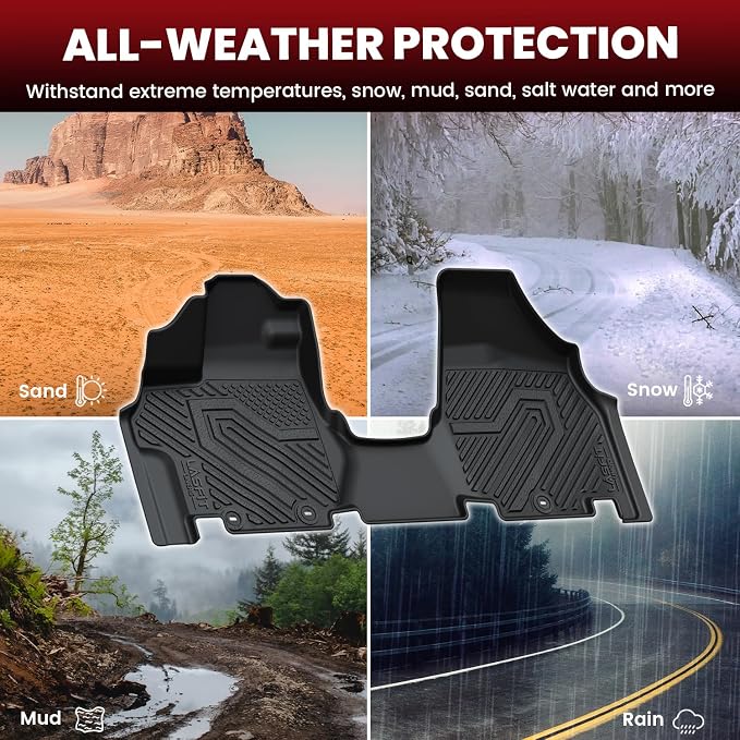 LASFIT Floor Mats & Trunk Mat for Honda Odyssey 2011 2012 2013 2014 2015 2016 - Image 5