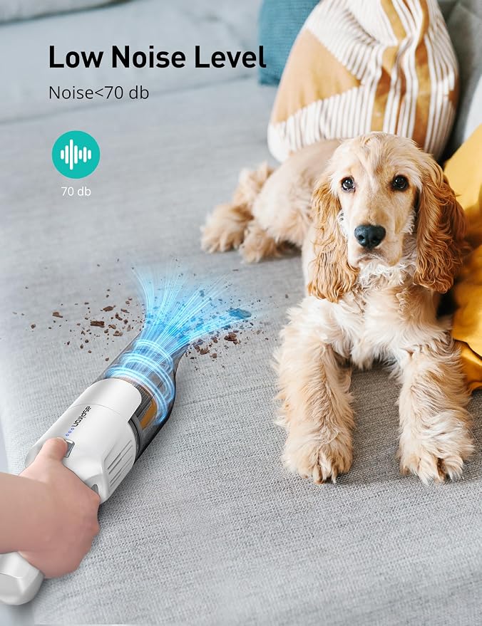 Aspiron Cordless Handheld Vacuum, 24KPA Powerful Car Vacuum, Rechargeable - Image 6