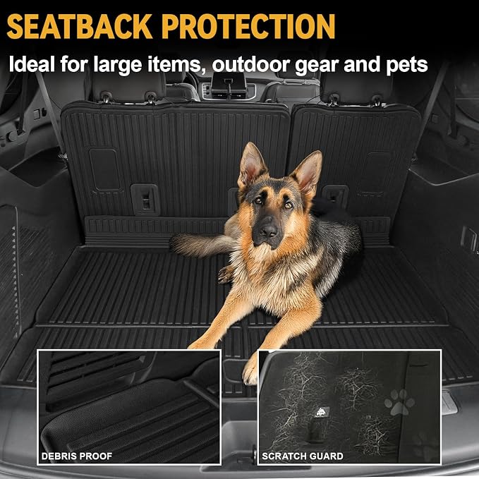 Floor Mats Set for 2021-2025 Chevy Suburban 7 Seats/GMC Yukon XL Accessories - Image 7